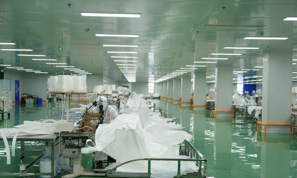 Industrial fabric manufacturing equipment